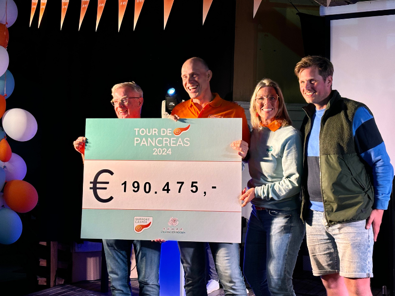 Tour de Pancreas 2024 haalt € 190.475 op voor baanbrekend onderzoek tegen alvleesklierkanker