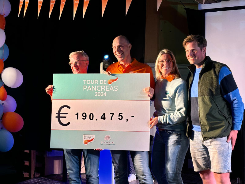 Tour de Pancreas 2024 haalt € 190.475 op